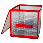 Load image into Gallery viewer, Home Basics Polka Dot PVC Christmas Light Storage Bag $6.00 EACH, CASE PACK OF 12
