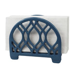 Load image into Gallery viewer, Home Basics Iris Arch Vertical Upright Cast Iron Napkin Holder, Slate $6.00 EACH, CASE PACK OF 6
