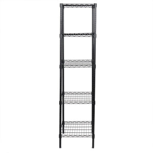 Home Basics 5 Tier Steel Wire Shelf Rack, Black $75.00 EACH, CASE PACK OF 1