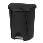 Load image into Gallery viewer, Sterilite 6.6 Gallon / 25 Liter StepOn Wastebasket Black $15.00 EACH, CASE PACK OF 4
