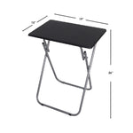 Load image into Gallery viewer, Home Basics Multi-Purpose Foldable Table, Black $15.00 EACH, CASE PACK OF 1
