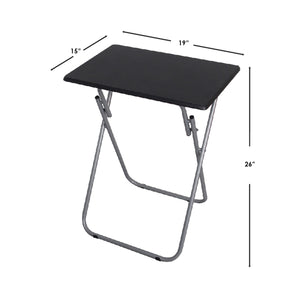 Home Basics Multi-Purpose Foldable Table, Black $15.00 EACH, CASE PACK OF 1