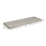 Load image into Gallery viewer, Home Basics 30&quot; MDF Floating Shelf, Grey $12.00 EACH, CASE PACK OF 6
