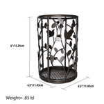 Load image into Gallery viewer, Home Basics Birdsong Collection Steel Free-Standing Round Cutlery Holder, Dark Brown $5.00 EACH, CASE PACK OF 12
