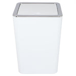 Load image into Gallery viewer, Home Basics Skylar Swing Top 3 Lt ABS Plastic Waste Bin, White $10.00 EACH, CASE PACK OF 4
