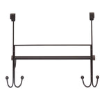 Load image into Gallery viewer, Home Basics Over the Door Hook with Towel Bar, Oil-Rubbed Bronze $10.00 EACH, CASE PACK OF 8
