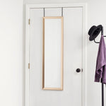Load image into Gallery viewer, Home Basics Over The Door Mirror, Gold $12.00 EACH, CASE PACK OF 6
