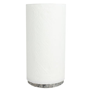 Home Basics Freestanding Bamboo Paper Towel Holder with Granite Base, White $6 EACH, CASE PACK OF 6