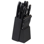 Load image into Gallery viewer, Home Basics Zenith 14 Piece Knife Set, Black $25.00 EACH, CASE PACK OF 12
