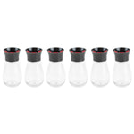 Load image into Gallery viewer, Home Basics Contemporary Gourmet Revolving 6-Jar Spice Rack, Black $12.00 EACH, CASE PACK OF 8
