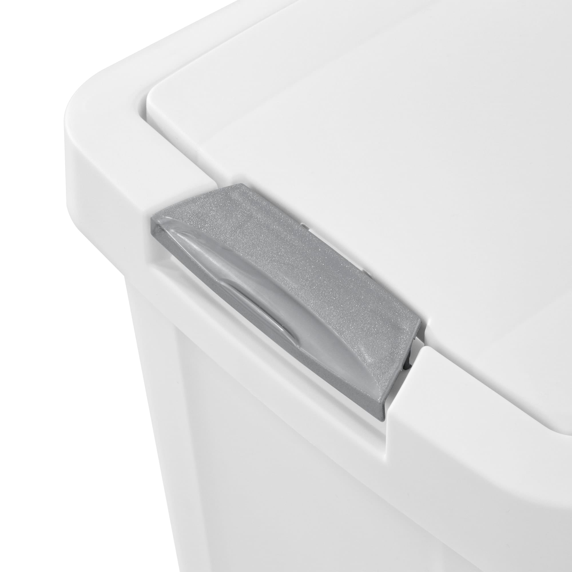 Sterilite  7.5 Gallon / 28 Liter TouchTop™ Wastebasket White $15.00 EACH, CASE PACK OF 4