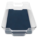 Load image into Gallery viewer, Michael Graves Design 12.5&quot; x 8.25&quot; Fridge Bin with Indigo Rubber Lining $6.00 EACH, CASE PACK OF 12
