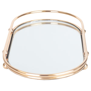 Home Basics Luxury Mirror Vanity Tray, Gold $12.00 EACH, CASE PACK OF 6