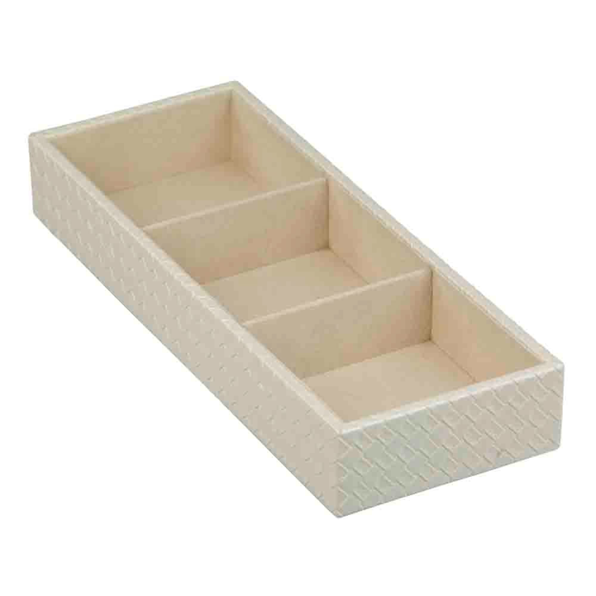 Home Basics 3 Compartment Jewelry Organizer $5.00 EACH, CASE PACK OF 6