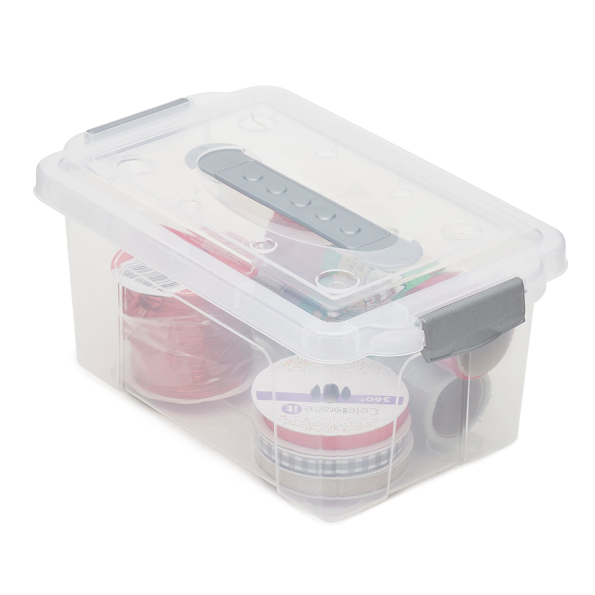 9 Wholesale Home Basics 20 Liter Rectangular Plastic Storage Container With  Lid, Clear