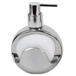 Load image into Gallery viewer, Home Basics Cosmic Ceramic Soap Dispenser with Steel Top and Fixed Sponge Holder - Assorted Colors

