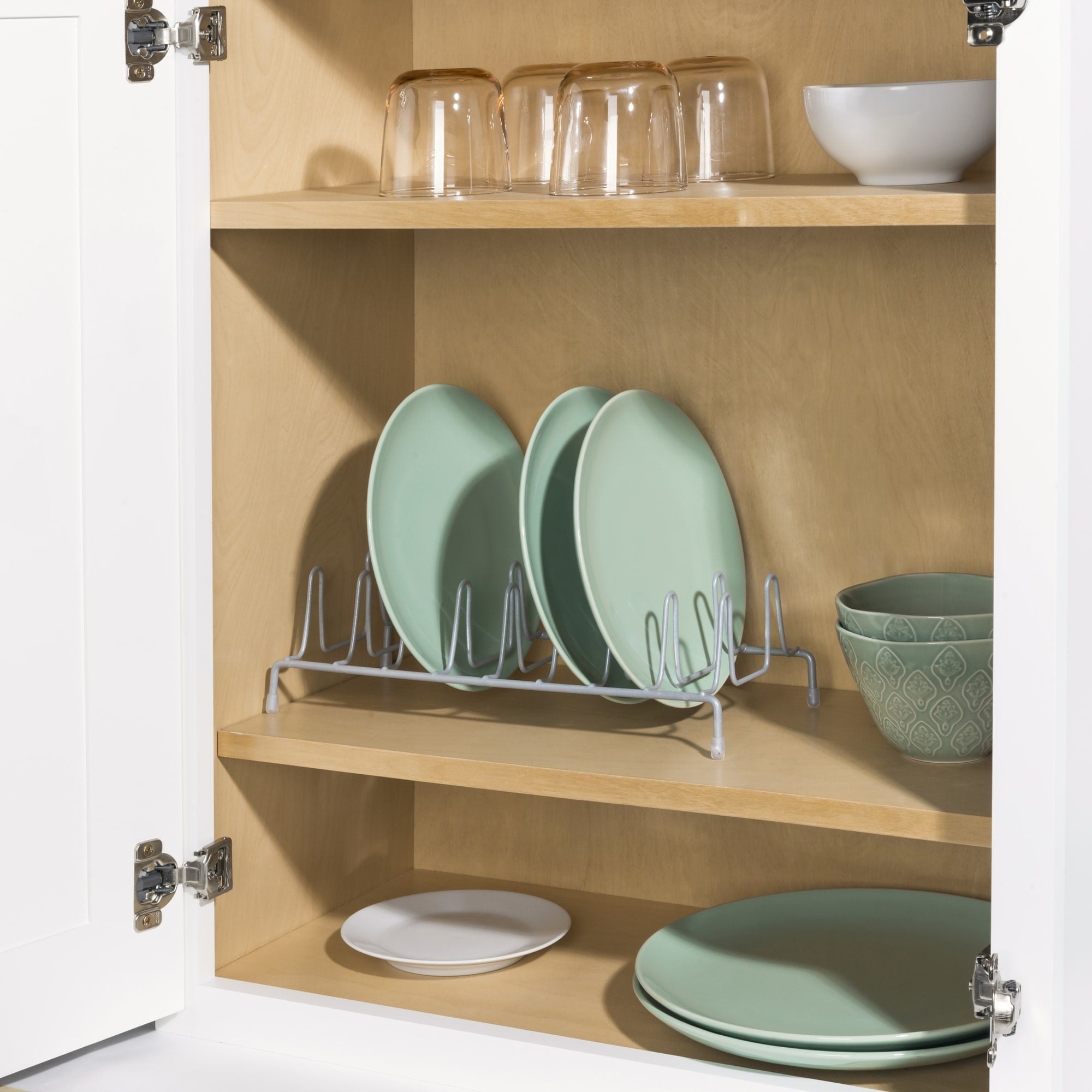 Diy kitchen storage, Plate racks in kitchen, Plate racks