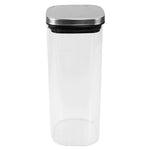 Load image into Gallery viewer, Michael Graves Design X-Large 64 Ounce Square Borosilicate Glass Canister with Stainless Steel Top $7.00 EACH, CASE PACK OF 12
