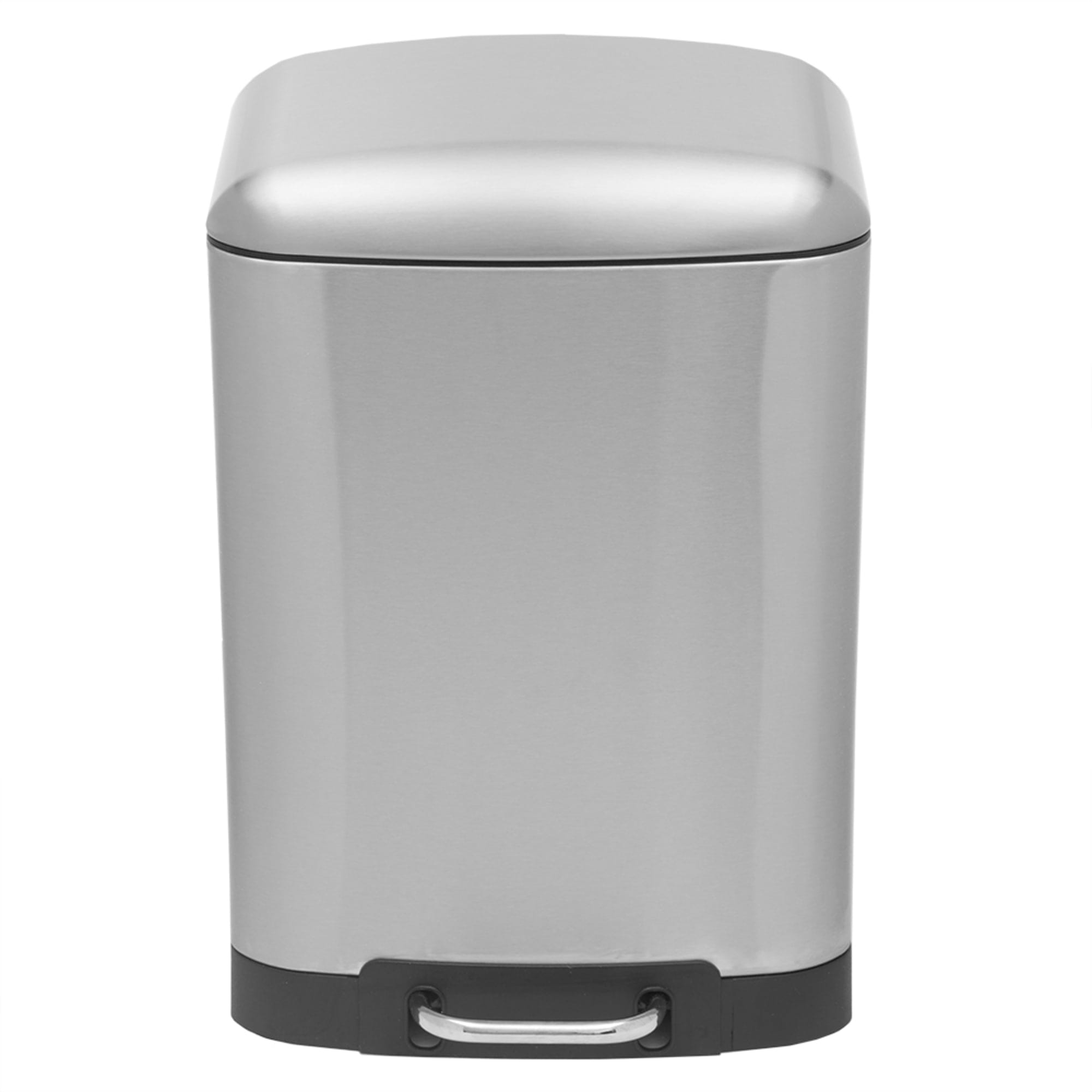 Michael Graves Design Soft Close 12 Liter Step On Stainless Steel Waste Bin, Silver $30 EACH, CASE PACK OF 4