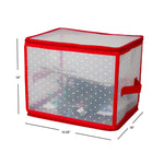 Load image into Gallery viewer, Home Basics Polka Dot PVC Christmas Light Storage Bag $6.00 EACH, CASE PACK OF 12
