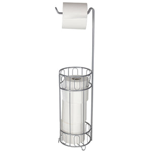 Home Basics Unity Free-Standing Dispensing Toilet Paper Holder, Silver $10.00 EACH, CASE PACK OF 12