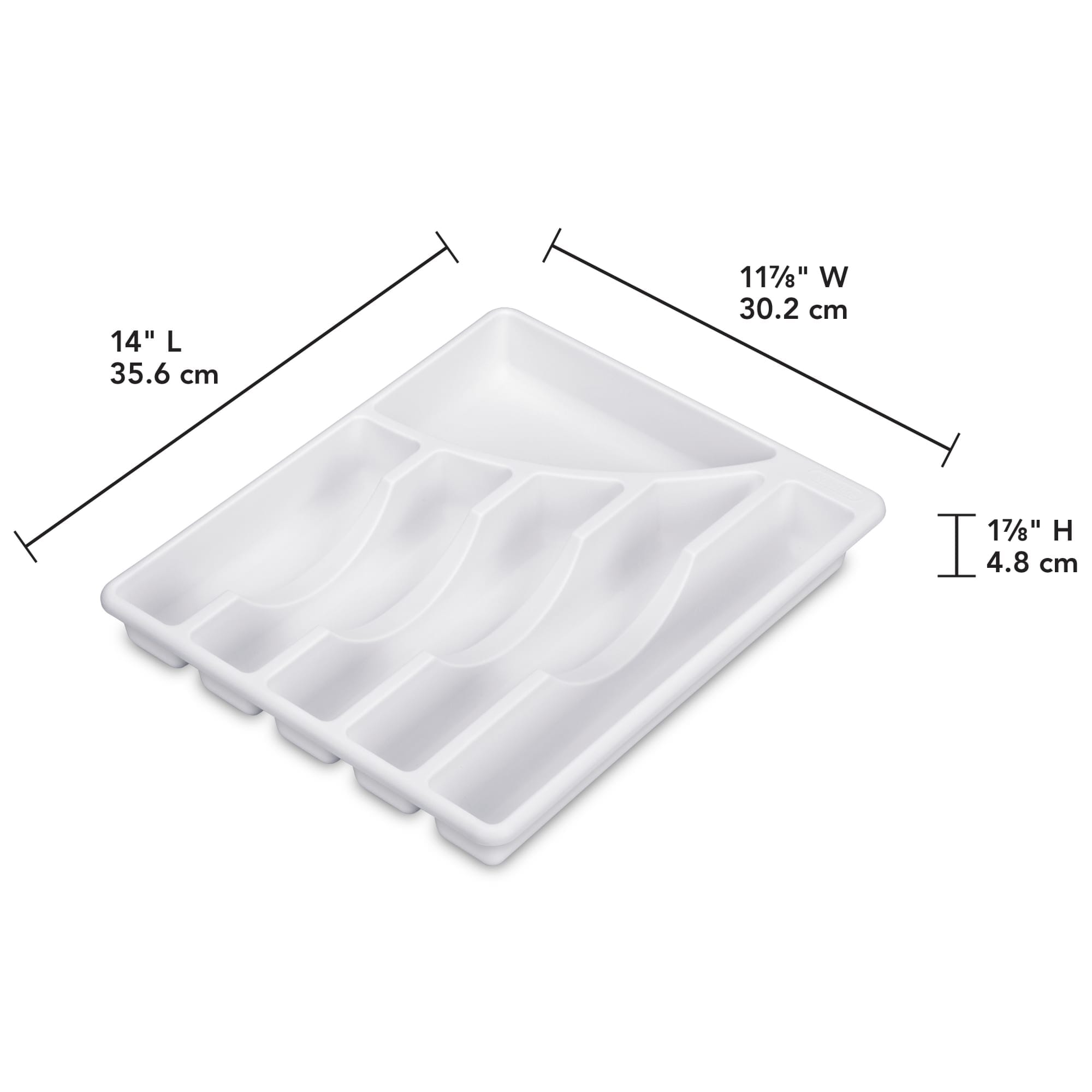 Sterilite 6 Compartment Cutlery Tray $3.00 EACH, CASE PACK OF 6