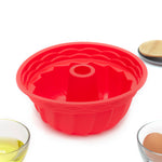 Load image into Gallery viewer, Home Basics Fluted Silicone Baking Pan $5.00 EACH, CASE PACK OF 24
