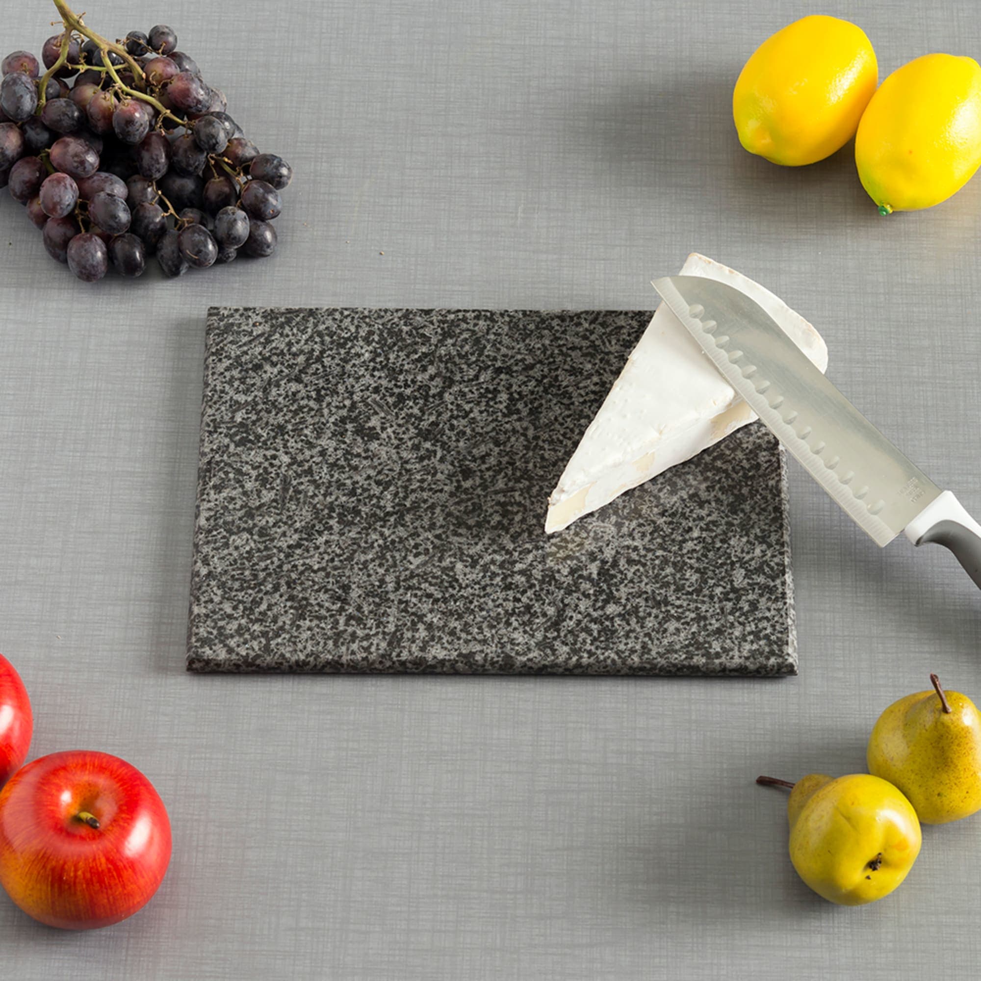 Home Basics 8" x 12" Granite Cutting Board, Black $8 EACH, CASE PACK OF 8