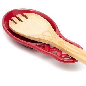 Home Basics Weave Cast Iron Spoon Rest, Red $5.00 EACH, CASE PACK OF 6