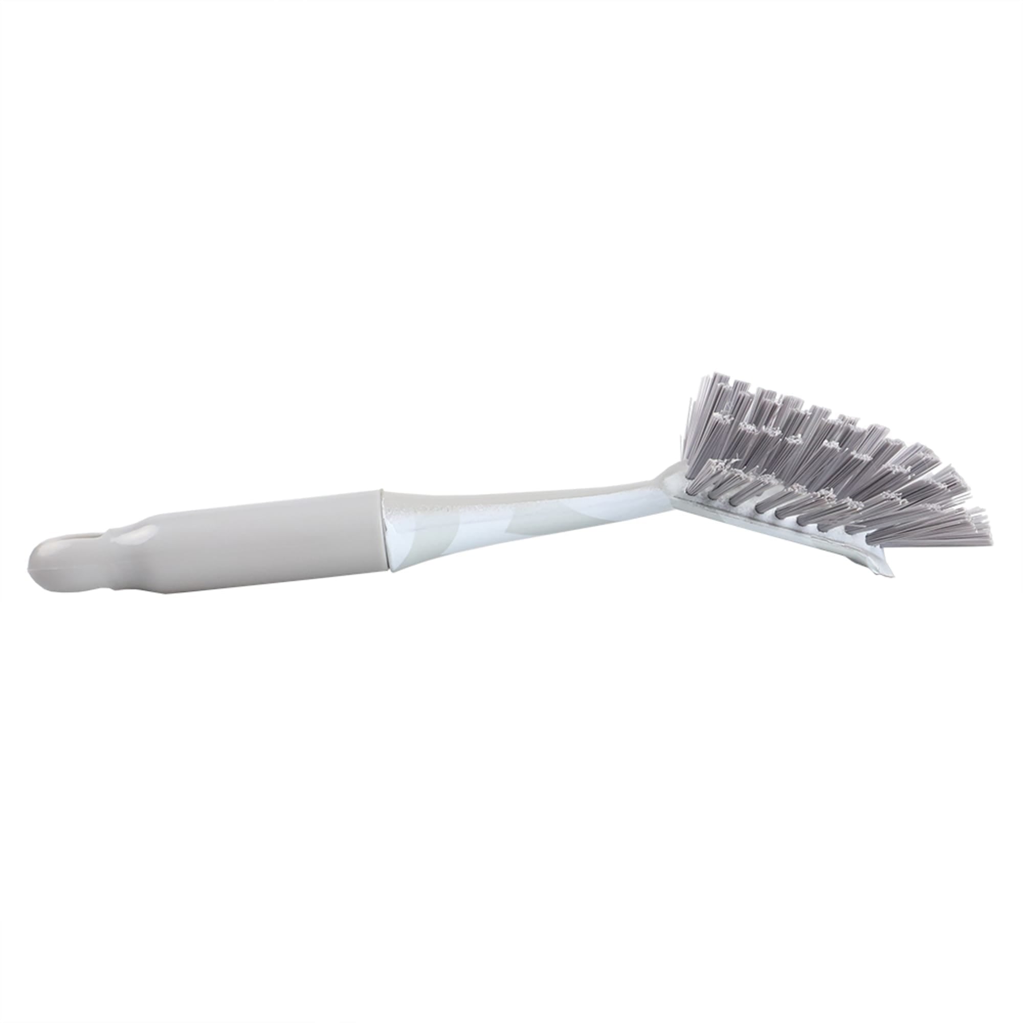 Home Basics Chevron Plastic Dish Brush with Long Non-slip Rubber Handle, Grey $2.00 EACH, CASE PACK OF 12