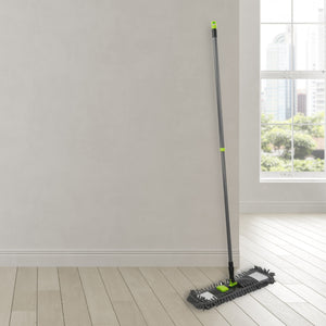 Home Basics Brilliant Chenille Mop, Grey/Lime $6.00 EACH, CASE PACK OF 12