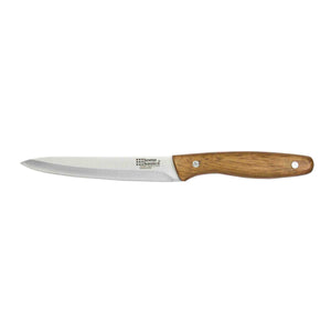 Home Basics 5" Steel Utility Kitchen Knife With Wooden Handle, Winchester $2.00 EACH, CASE PACK OF 24