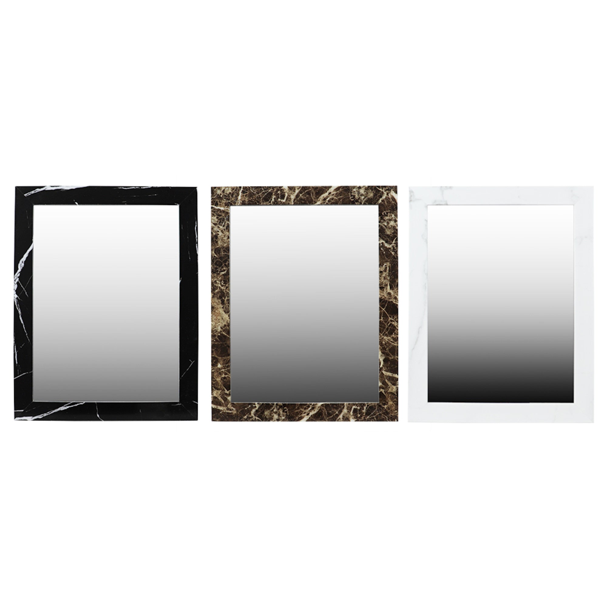 Home Basics Marble-Like Wall Mirror - Assorted Colors