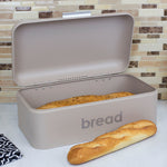 Load image into Gallery viewer, Home Basics Metal Bread Box, Stone $20.00 EACH, CASE PACK OF 4
