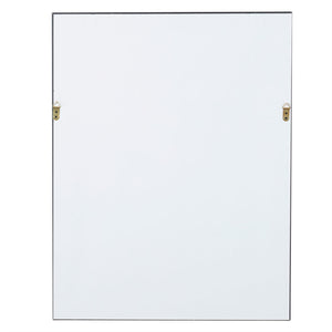 Home Basics Framed Painted MDF 18” x 24” Wall Mirror, Black $10.00 EACH, CASE PACK OF 6