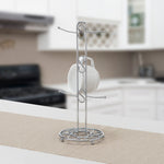 Load image into Gallery viewer, Home Basics Chrome Plated Steel Scroll Collection Mug Tree $5.00 EACH, CASE PACK OF 12
