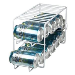 Home Basics 2 Tier Can Dispenser, White $8.00 EACH, CASE PACK OF 12