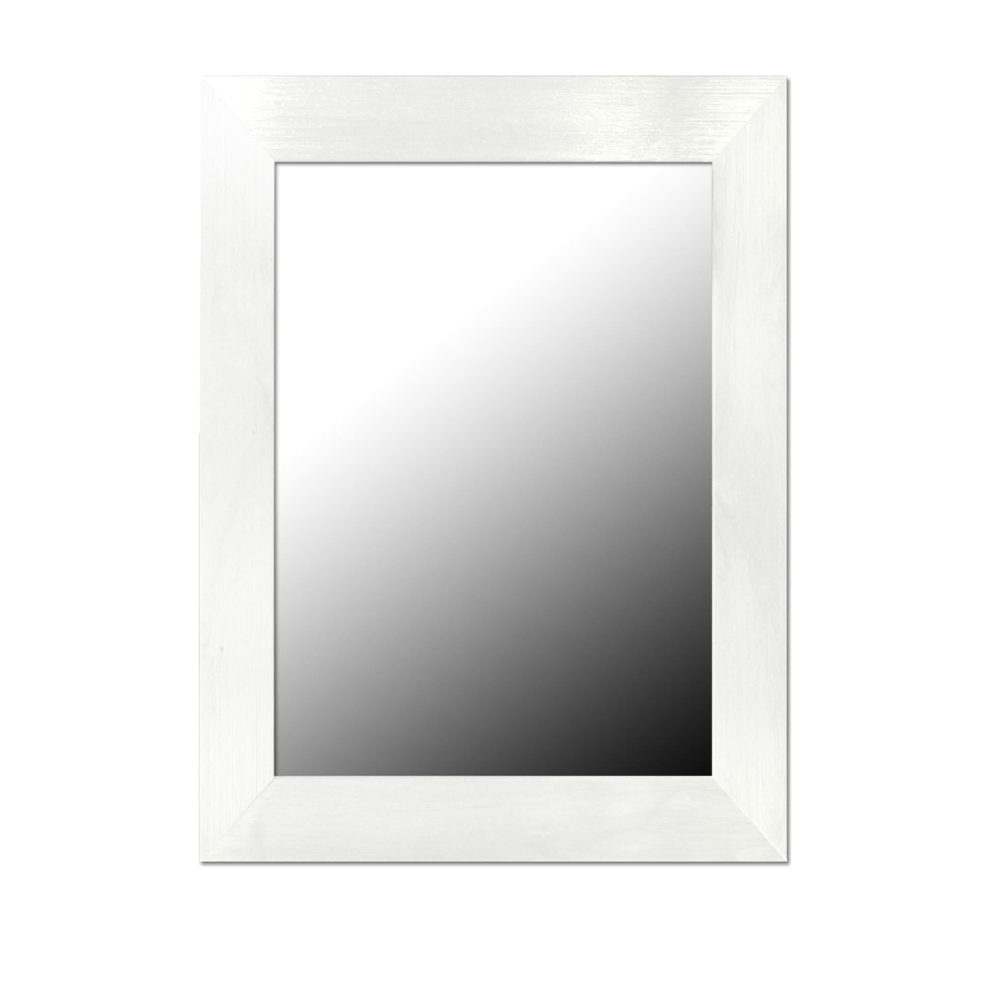 Home Basics Contemporary Rectangle Wall Mirror, White $5.00 EACH, CASE PACK OF 6