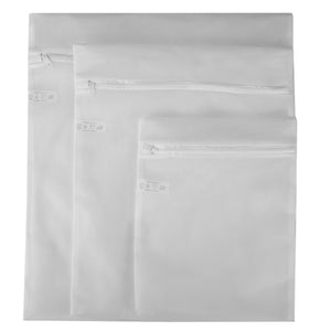 Home Basics 3-Piece Micro Mesh Wash Bags, White $4.00 EACH, CASE PACK OF 24