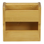 Load image into Gallery viewer, Home Basics 3 Compartment Bamboo Charging Station, Natural $6.00 EACH, CASE PACK OF 12
