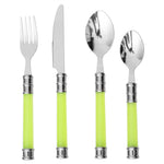 Load image into Gallery viewer, Home Basics 20 Piece Flatware Set with Caddy - Assorted Colors
