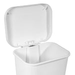 Load image into Gallery viewer, Sterilite 11.9 Gallon StepOn Wastebasket, White $20.00 EACH, CASE PACK OF 4
