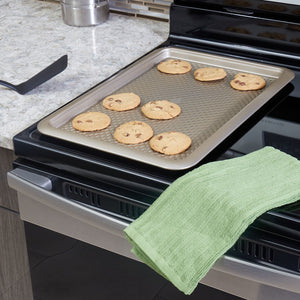 Home Basics Aurelia Non-Stick 13” x 18.25” Carbon Steel Cookie Sheet, Gold $8 EACH, CASE PACK OF 12