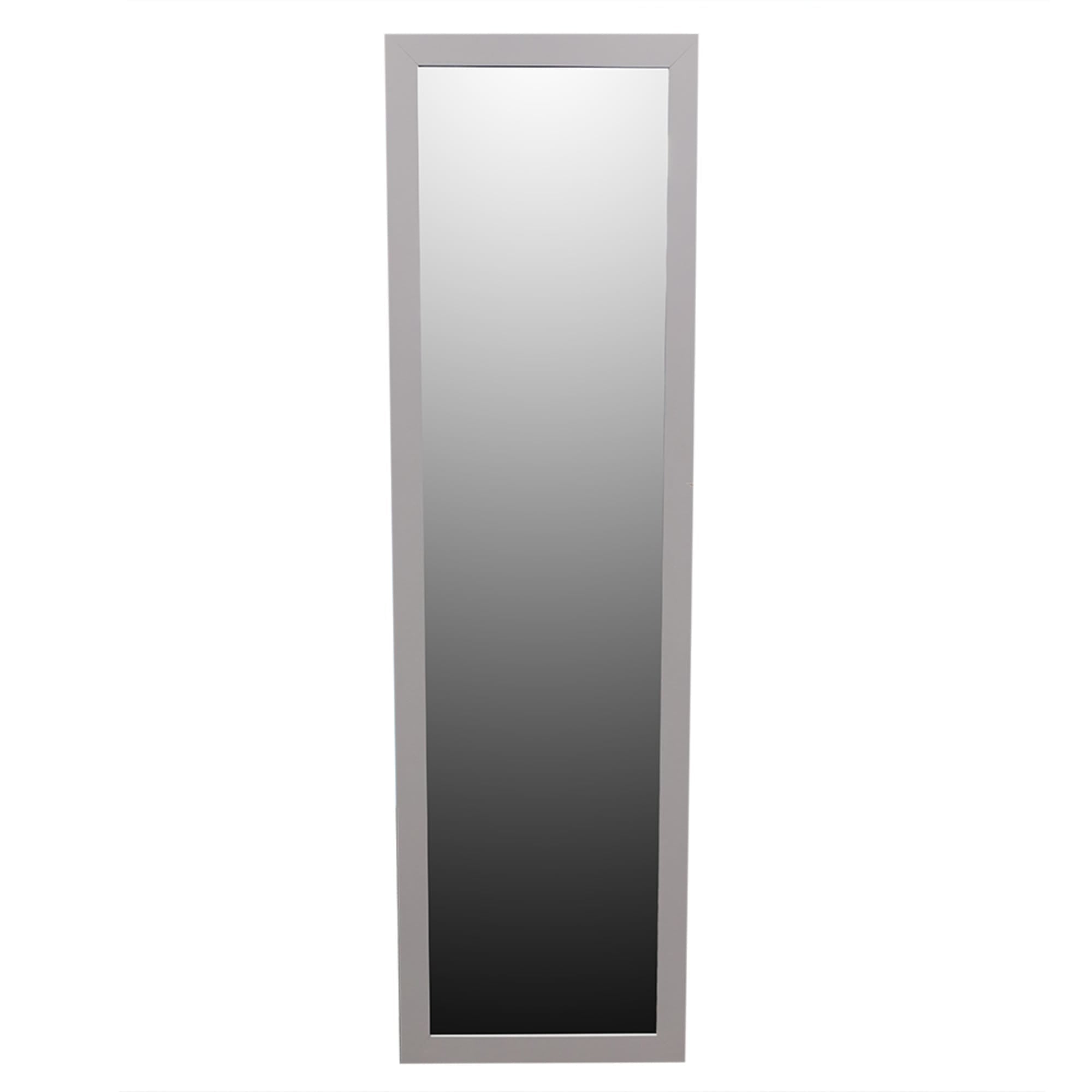 Home Basics Easel Back Full Length Mirror with MDF Frame, Grey $15.00 EACH, CASE PACK OF 6