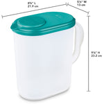 Load image into Gallery viewer, Sterilite 1 Gallon Plastic Pitcher, Blue $6.00 EACH, CASE PACK OF 6
