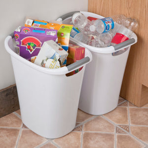 Sterilite 6 Gallon Ultra Wastebasket, White $8.00 EACH, CASE PACK OF 6