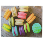 Load image into Gallery viewer, Home Basics Macaroons 12&quot; x 16&quot; Printed Tempered Glass Cutting Board - Assorted Colors
