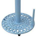 Load image into Gallery viewer, Home Basics Sunflower Free-Standing Cast Iron Paper Towel Holder with Dispensing Side Bar, Blue $8.00 EACH, CASE PACK OF 3
