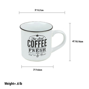 Home Basics Coffee House 12 oz. Bone China Mug - Assorted Colors