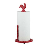 Load image into Gallery viewer, Home Basics Cast Iron Rooster Paper Towel Holder, Red $12.00 EACH, CASE PACK OF 3
